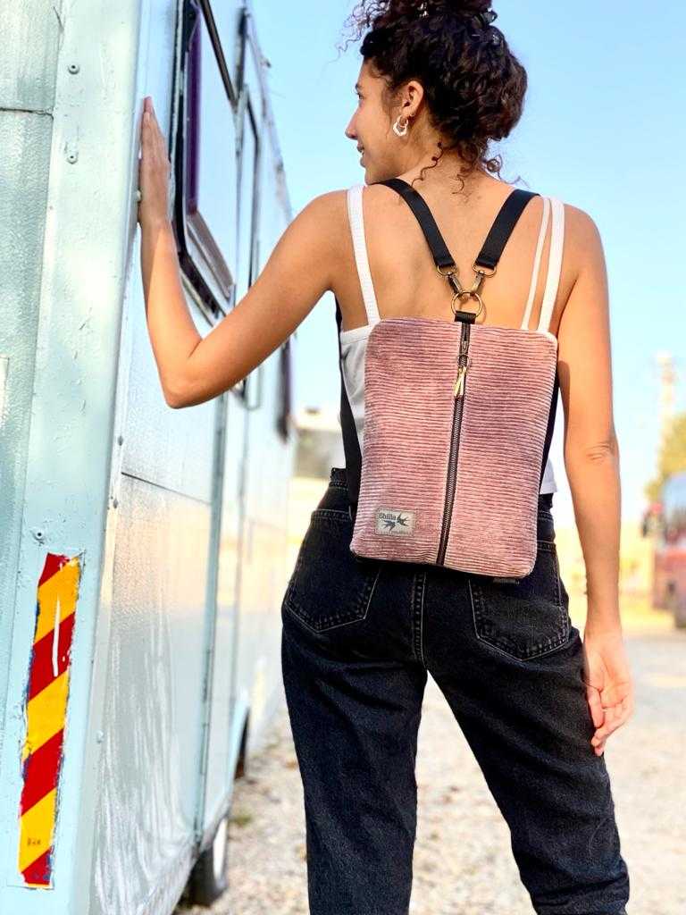 תיק "נעם" ורוד עתיק קורדרוי