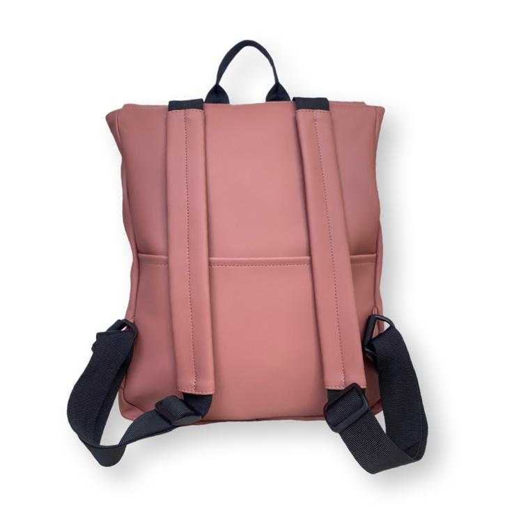 תיק גב סטודנטס ורוד עתיק דמוי עור