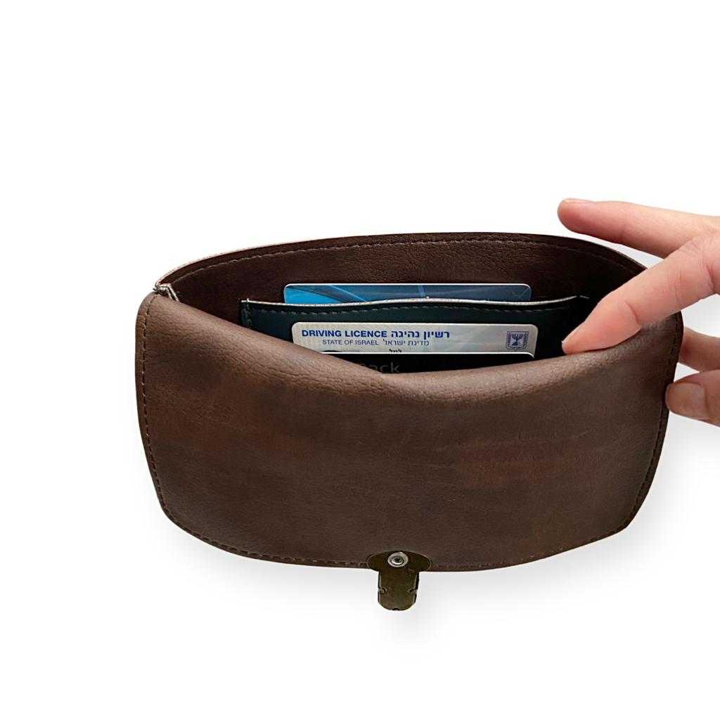 ארנק קלאס ירוק בקבוק כהה