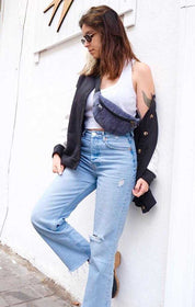 פאוץ' רוני כחול אינדיגו