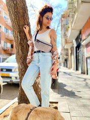 פאוץ' הלגה קורדרוי אפור בהיר