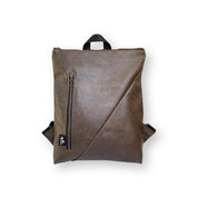 תיק רעות חום דמוי עור