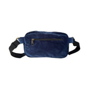 פאוץ' 'לורנס' קטיפה כחול כהה