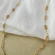 שרשרת 'פלורה' מוזהבת