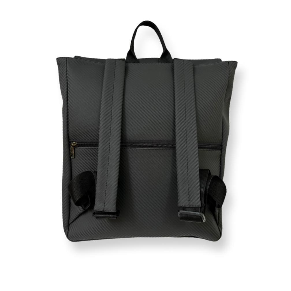 Black Texture Large Students Backpack