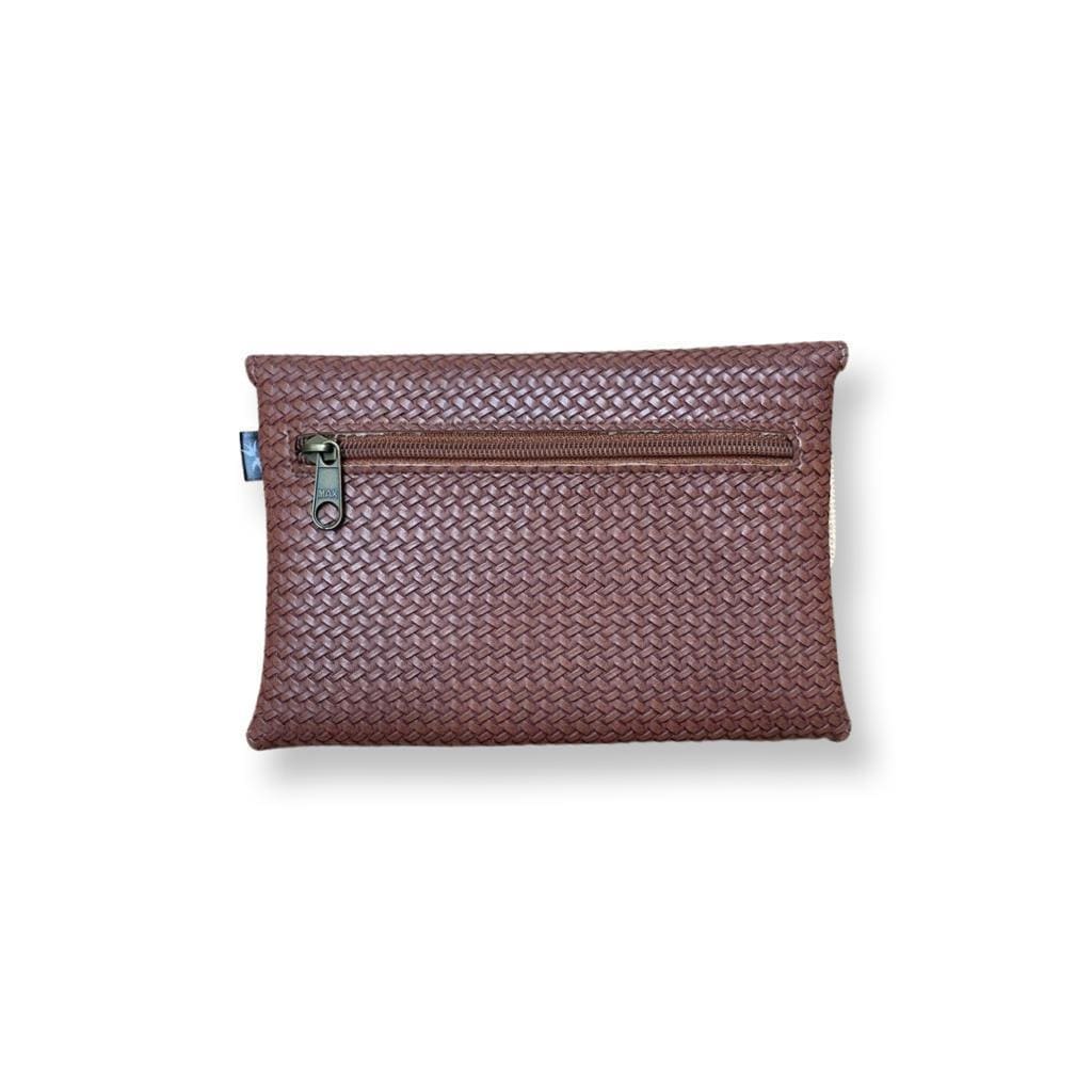 ארנק 'קלאס' חום צמות