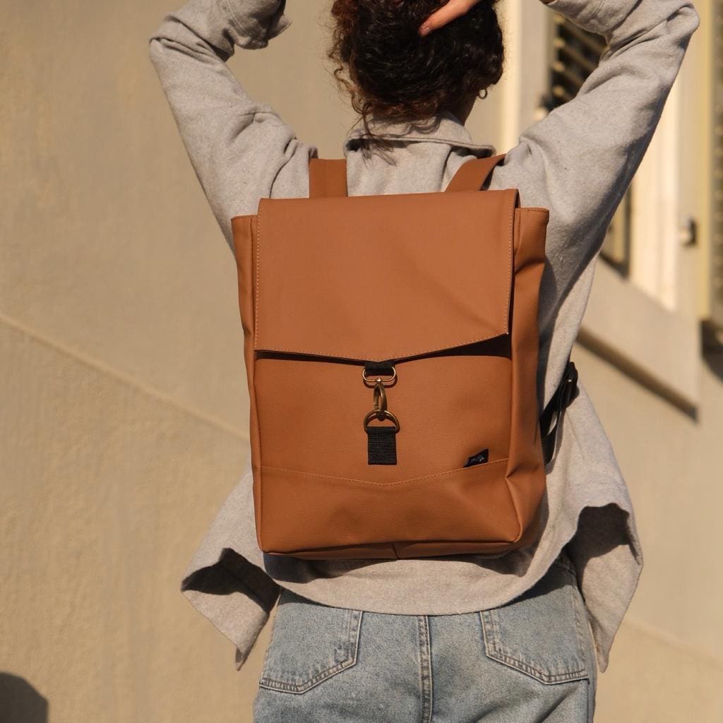 סטודנטס בינוני קאמל טקסטורה דמוי עור