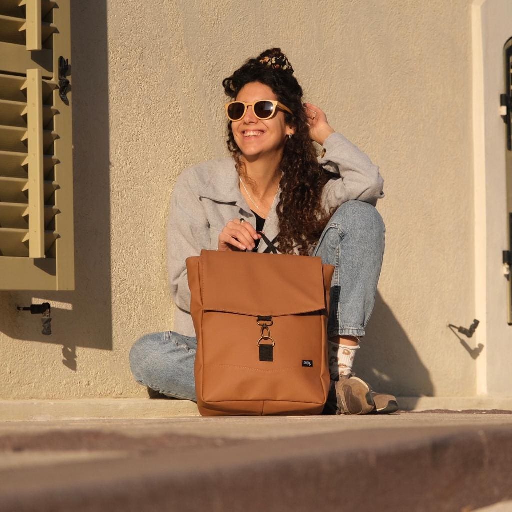 סטודנטס בינוני קאמל טקסטורה דמוי עור