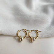 עגילי 'Koren' גולדפילד