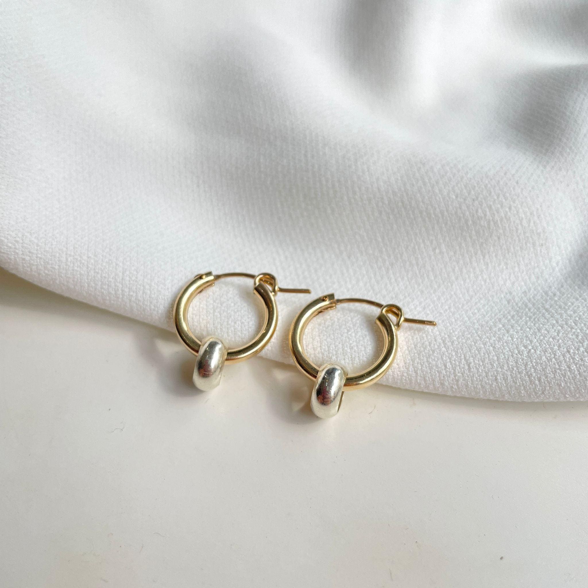 עגילי 'Koren' גולדפילד