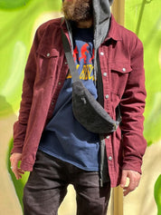 פאוץ' רוני שחור קורדרוי