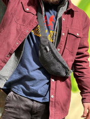 פאוץ' רוני שחור קורדרוי