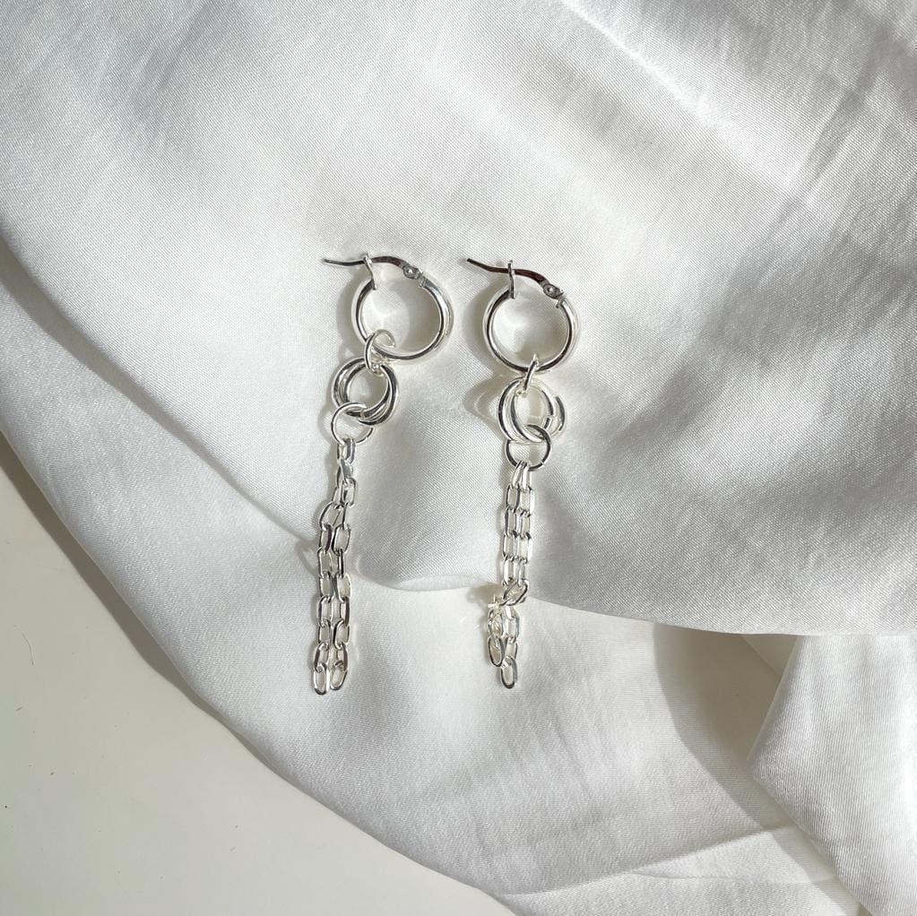 עגילי 'Luna' כסף 925