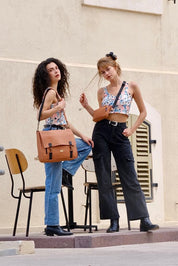 תיק גב/צד Jaffa גדול כתום מנדרינה שמח!