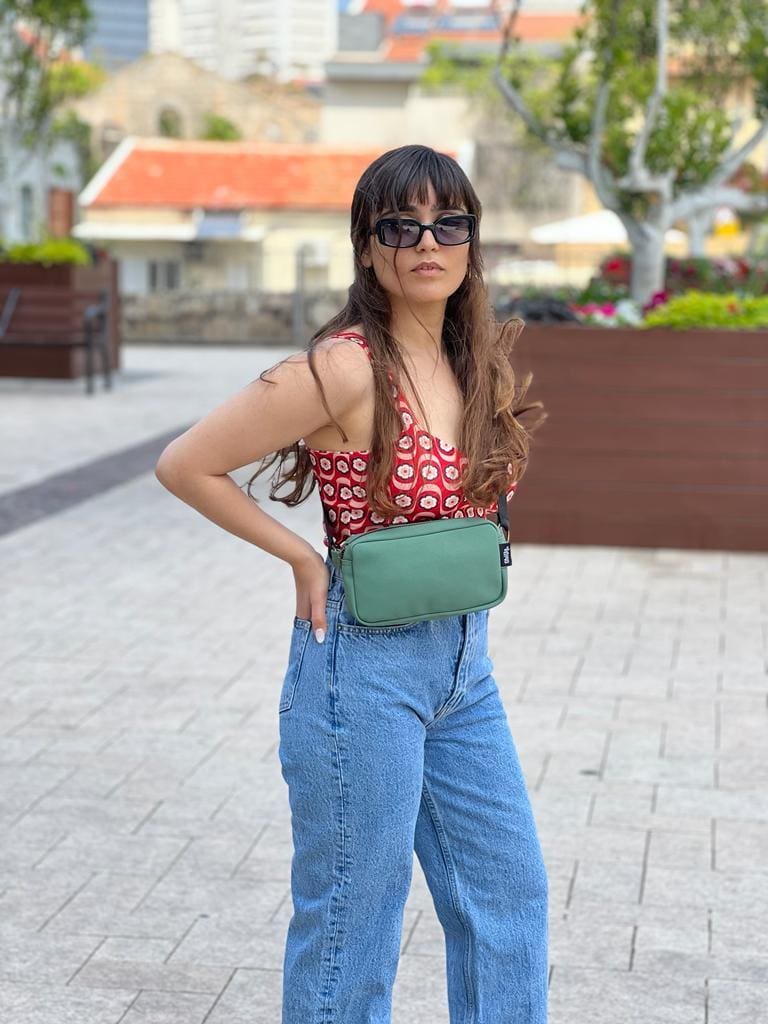 Antique Green Nubuck-Like Lawrence Fanny Pack