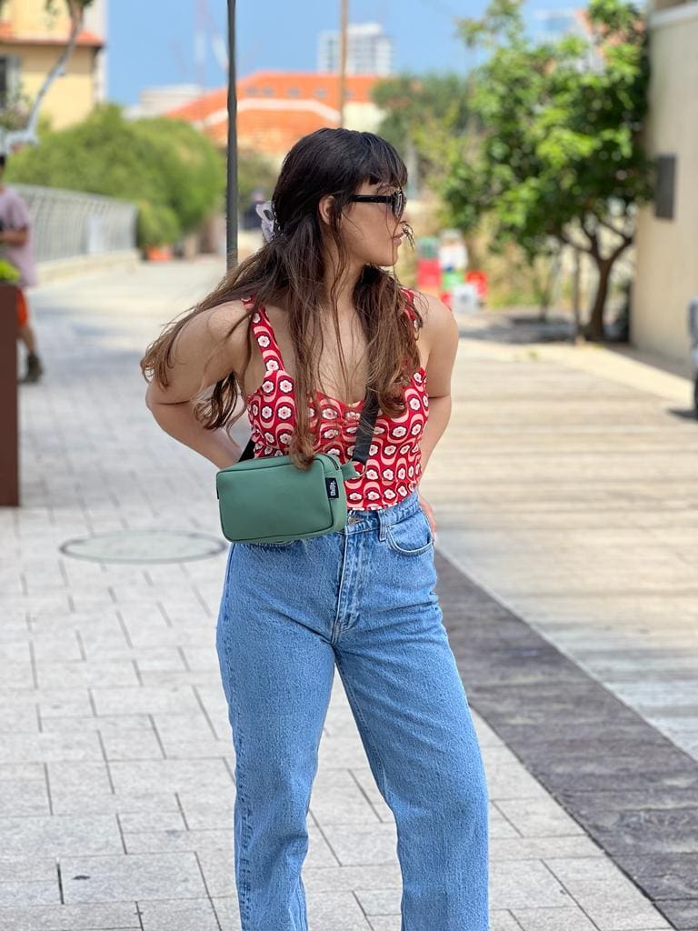 Antique Green Nubuck-Like Lawrence Fanny Pack