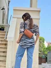 פאוץ' 'לורנס' כתום חמרה