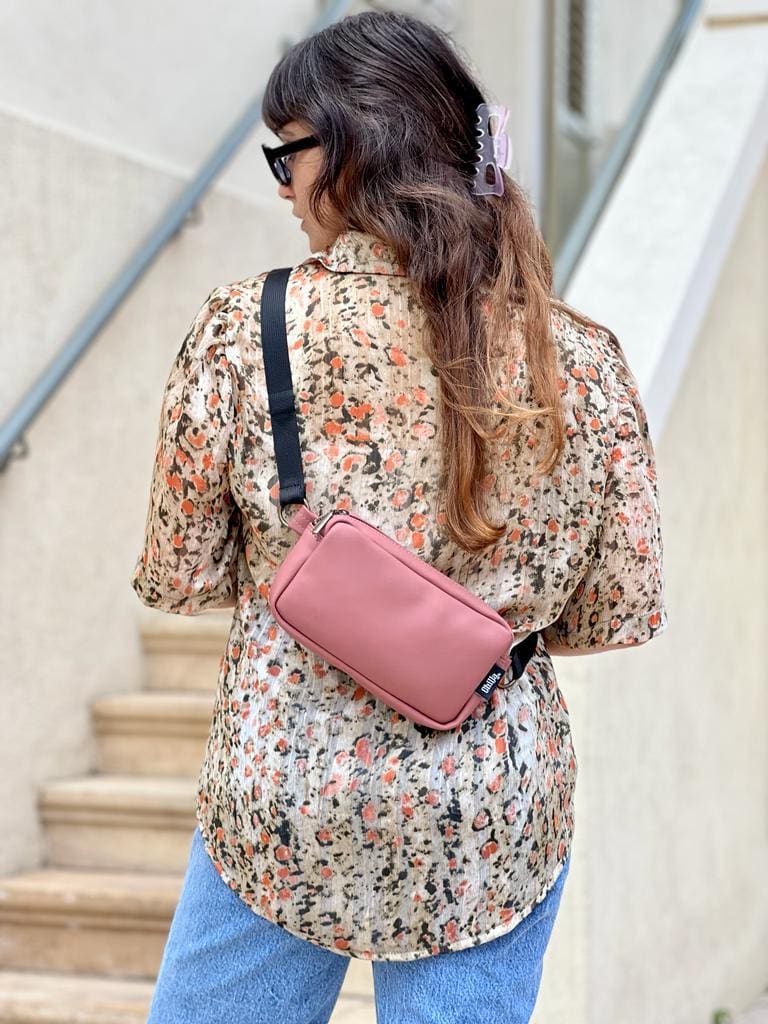 פאוץ' "לורנס" ורוד עתיק