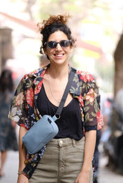 פאוץ' 'לורנס' תכלת נובוק