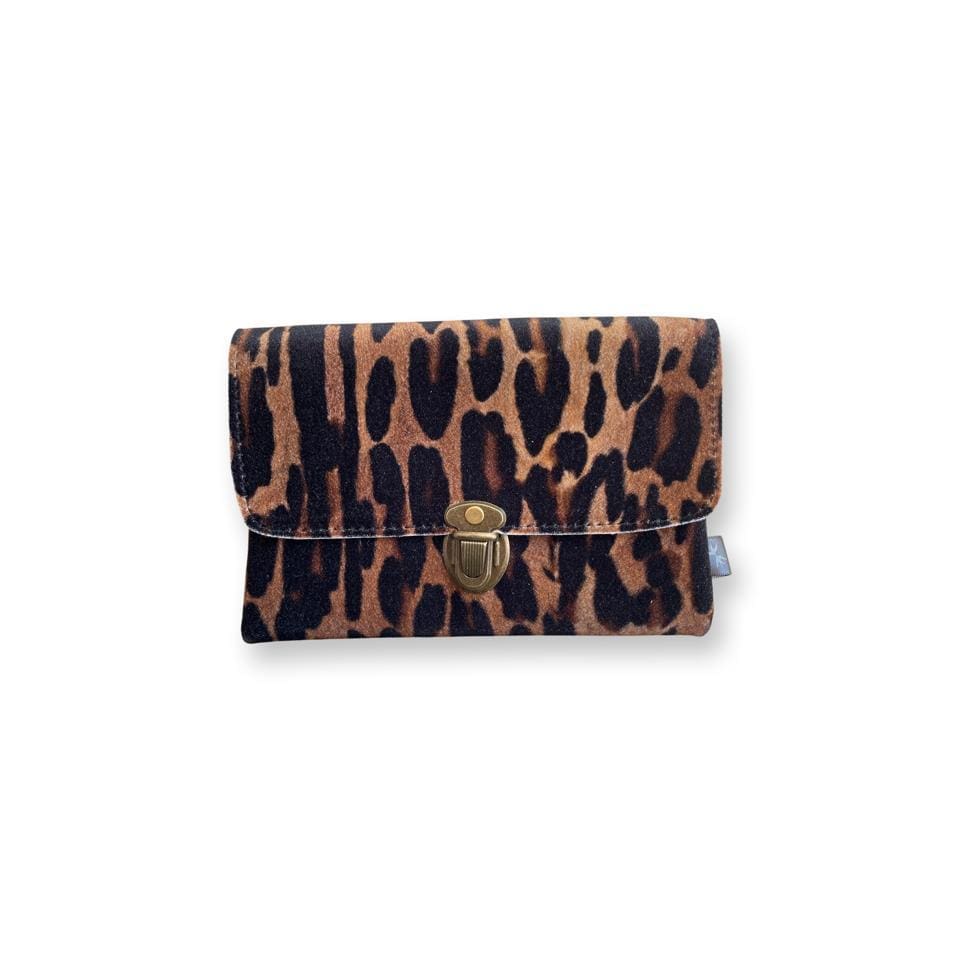 ארנק 'קלאס' מנומר קטיפה