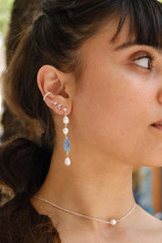 עגילי 'Shaya' כסף 925 ופנינים