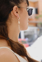 עגילי 'Jorji' כסף 925 ופנינים