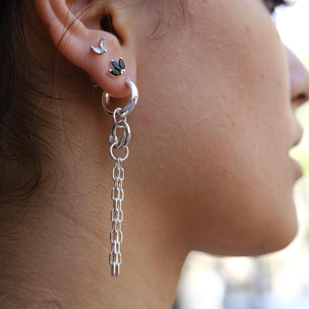 עגילי 'Luna' כסף 925