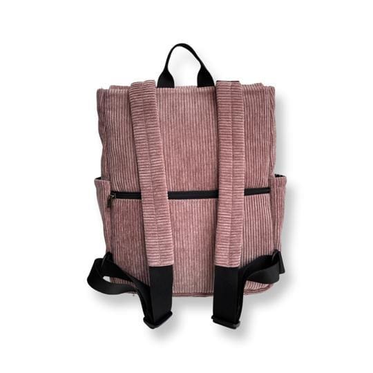 Antique Pink Corduroy Unicorn Backpack