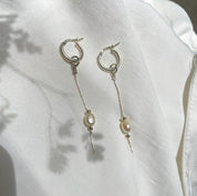 עגילי 'KALA' פנינה כסף 925