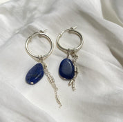 עגילי 'Blue' כסף 925