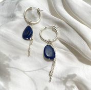 עגילי 'Blue' כסף 925