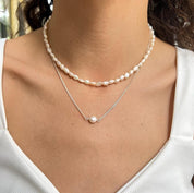 שרשרת 'הילה' פנינה