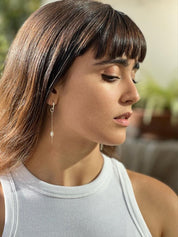 עגילי 'KALA' פנינה כסף 925