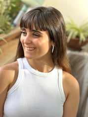 עגילי 'SUN' כסף 925 (S)