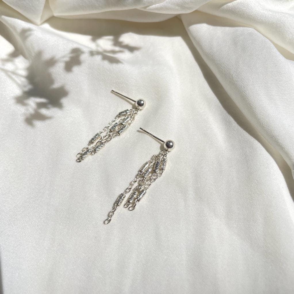 עגילי 'SUN' כסף 925 (S)