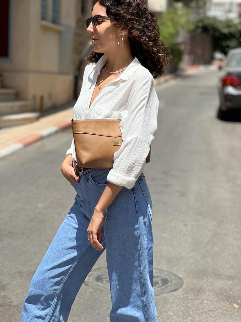 תיק צד/ קלאץ' רחל קאמל