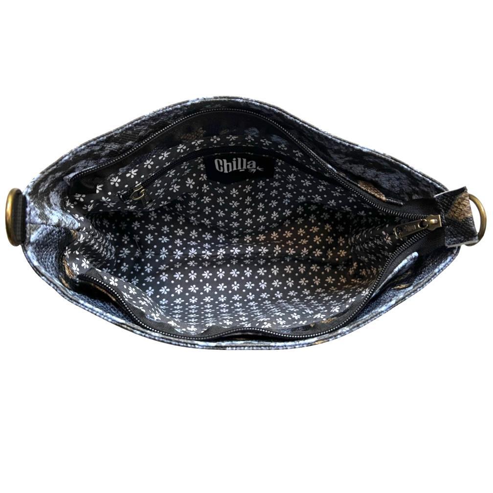 Rachel Carbon Black Crossbody/Clutch Bag -