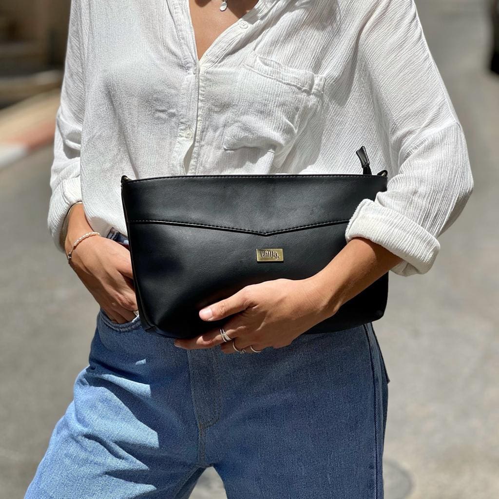  קלאץ' רחל שחור