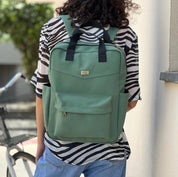 תיק NOAH ירוק עתיק דמוי נובוק