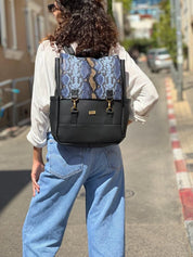 תיק גב Unicorn שחור ומנוחש