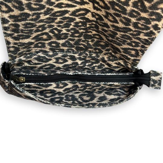 Leopard with Black Mini Students Backpack - Chilla Vegan Bags