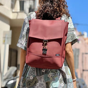 סטודנטס בינוני בורדו דמוי עור