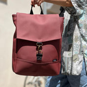 סטודנטס בינוני בורדו דמוי עור