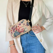 פאוץ' 'לורנס' וינטאג' שמנת