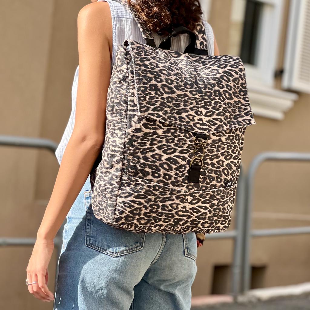 Hysteric Leopard Large Students backpack