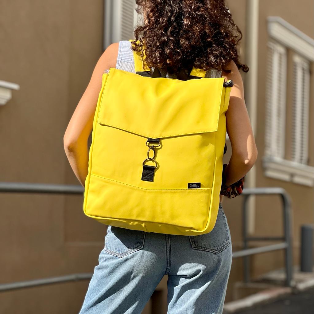 Yellow Summer Large Students Backpack