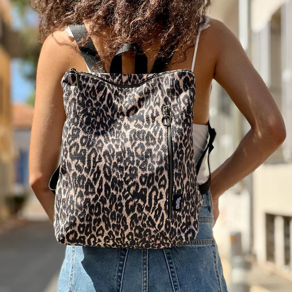 Amazing Leopard Print Reut Canvas Bag