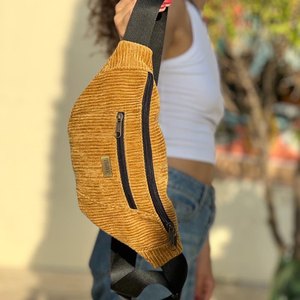 פאוץ' רוני גדול חרדל קורדרוי