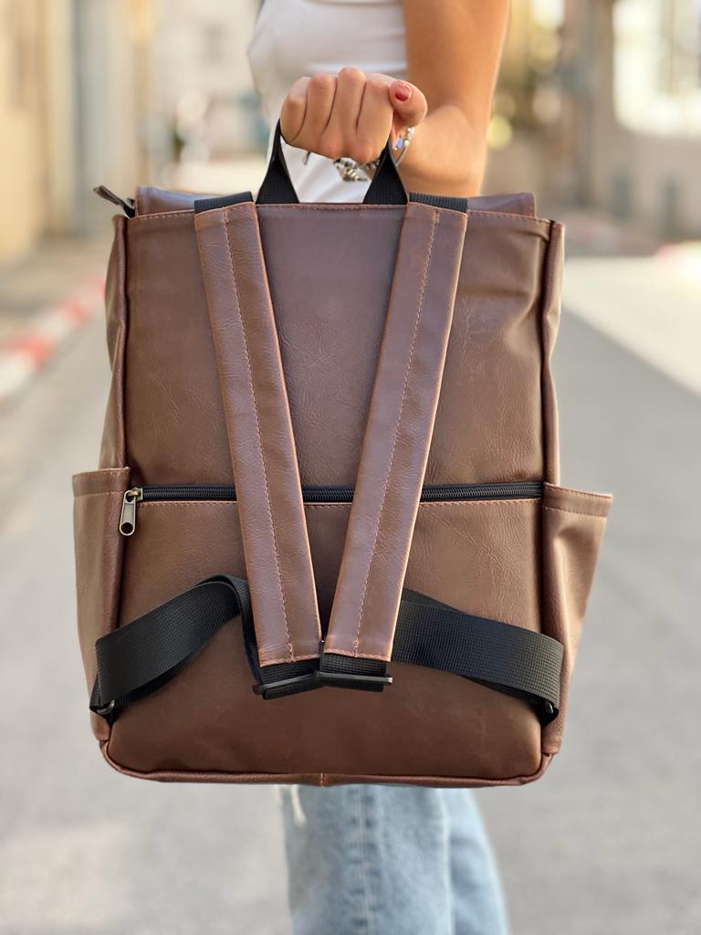 Retro Brown Unicorn Backpack