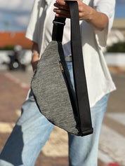 פאוץ' רוני גדול ירוק אפור קורדרוי